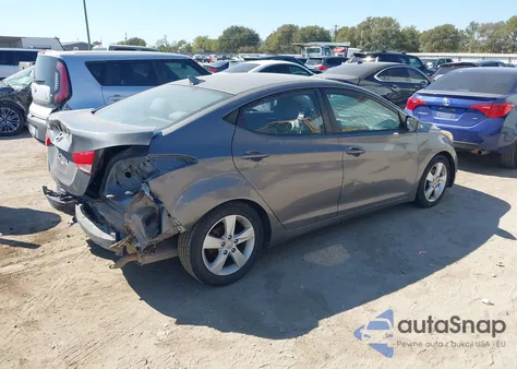 2013 Hyundai Elantra Gls from USA, damaged, VIN 5NPDH4AE5DH355881
